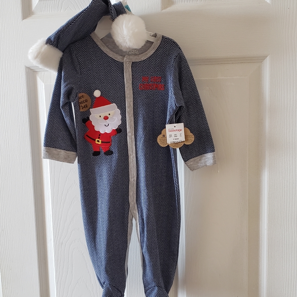 Baby's First Christmas Onesie 3-month 2-piece